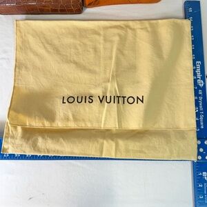 Louis Vuitton Soft Yellow Cotton Dust Bag